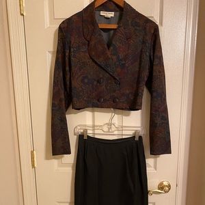 Jacket and skirt